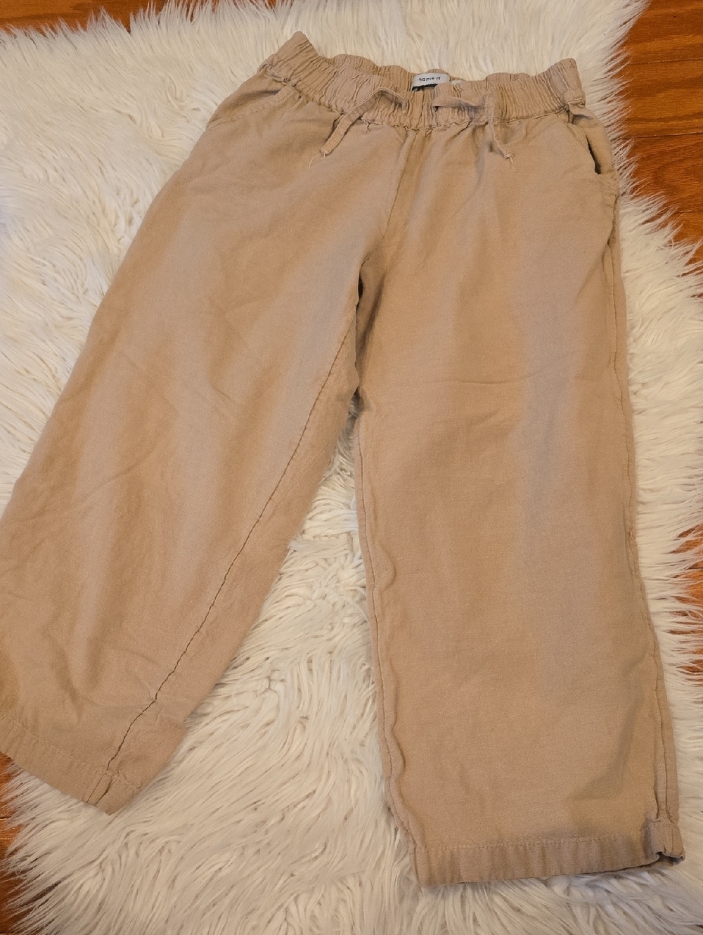 European Linen Blend Pants